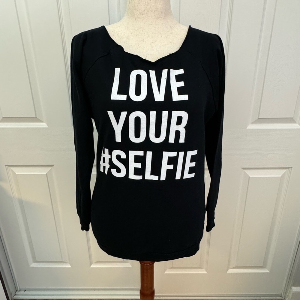 Love Your Selfie Sweatshirt Large